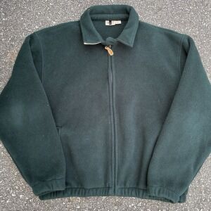 Vintage 90s Woolrich Mens Polartec Fleece Jacket Size  XL Made In USA Green